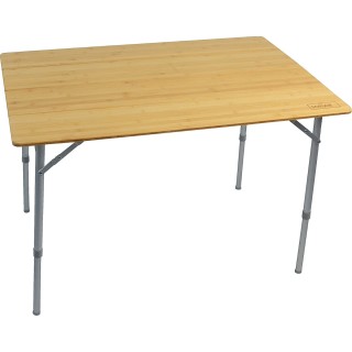 1 - Table pliante en bambou 4 places pour camping car camping